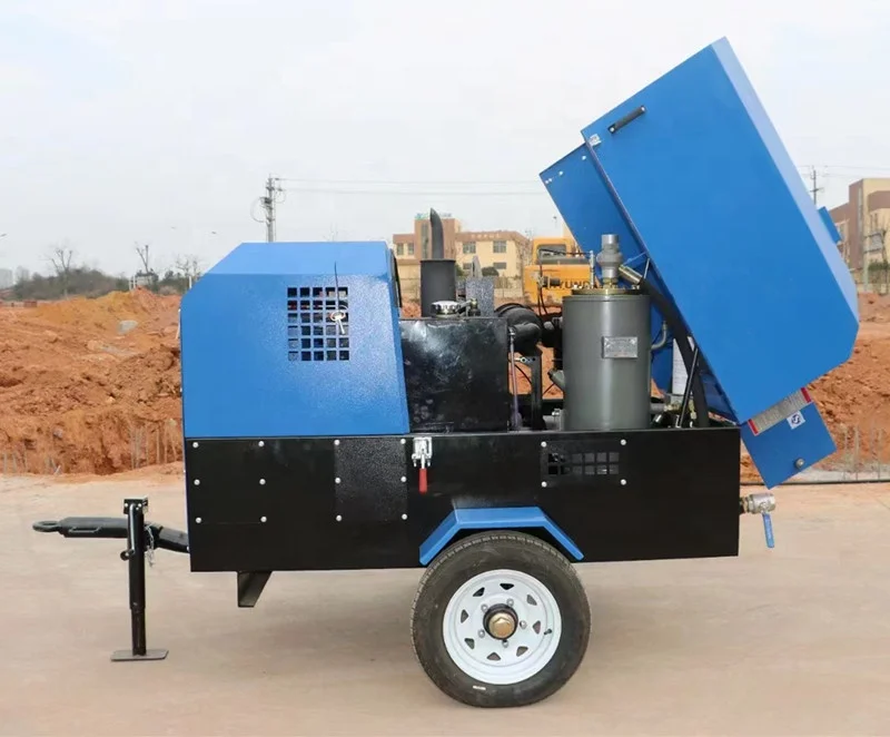 Воздушный компрессор Airstone ASCY5/8 8 бар 185 куб. М дизельный двигатель для строительных