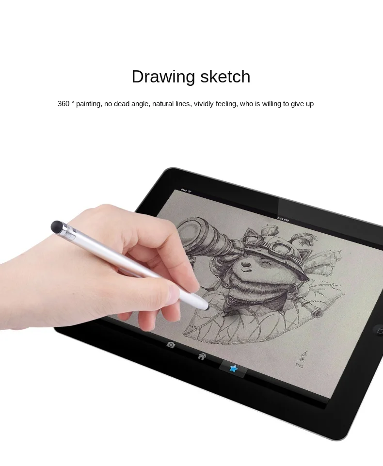 Universal Touch Screen Pen Stylus High Quality Silicone Tablet Stylus Pen