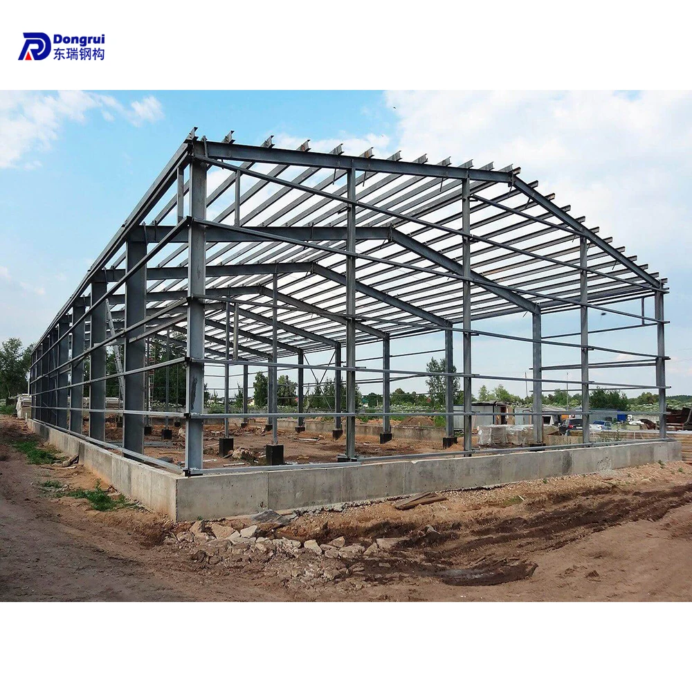 Low Price Structural Steel Truss Commercial Office Building Steel Structure Framed Prefabricated Construction With Drawing