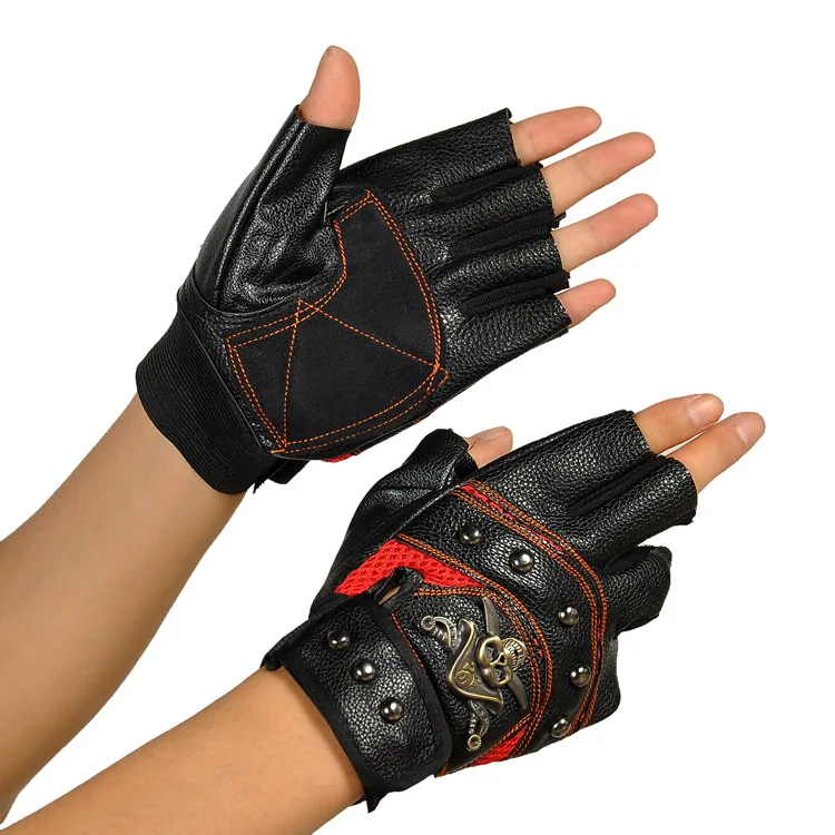 
Tactical Half Finger Gloves Cycling Sports Fitness Mountaineering Training Non-slip Wear-resistant Imitation PU Gloves 