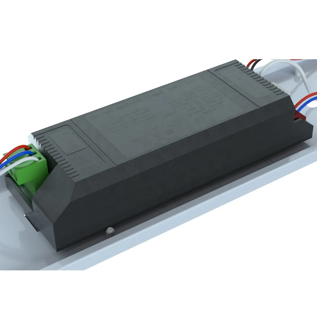 CE 36W rechargeable emergency double tube linear batten light led vapor fixture