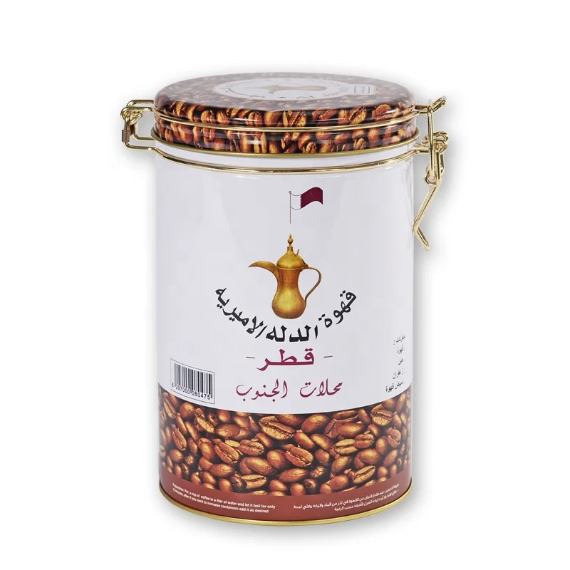 High Quality Airtight  Metal Knock Coffee Tin Boxes