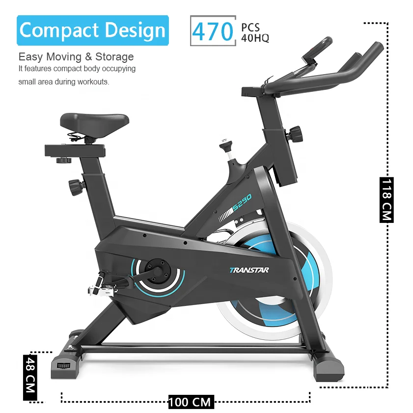 Online Sales Cardio Fitness Bicicleta Estatica Indoor Exercise Spinning Bike for Home Gym