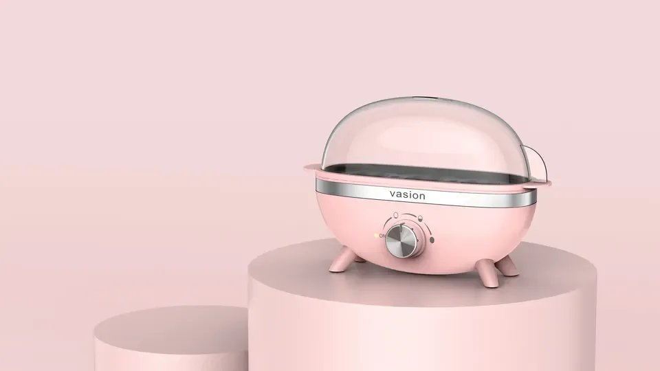 Home Small Kitchen Appliances Food Grade Mini Egg Cooker Portable 3 Eggs Capacity Electric Egg Boiler