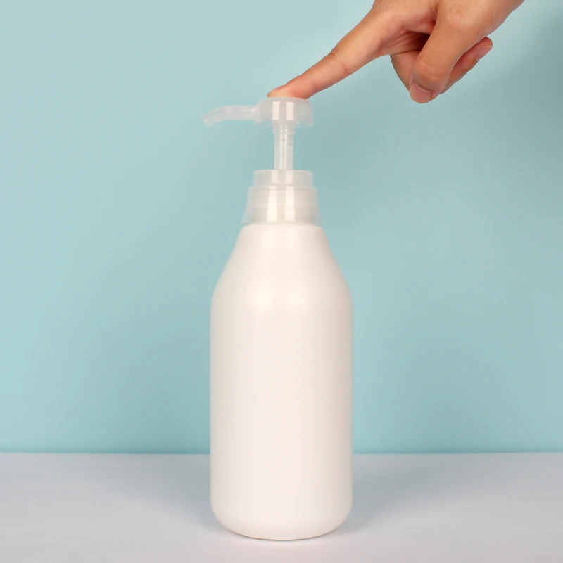 eco friendly 300ml 500ml 1000ml 1 liter HDPE plastic shampoo bottle containers