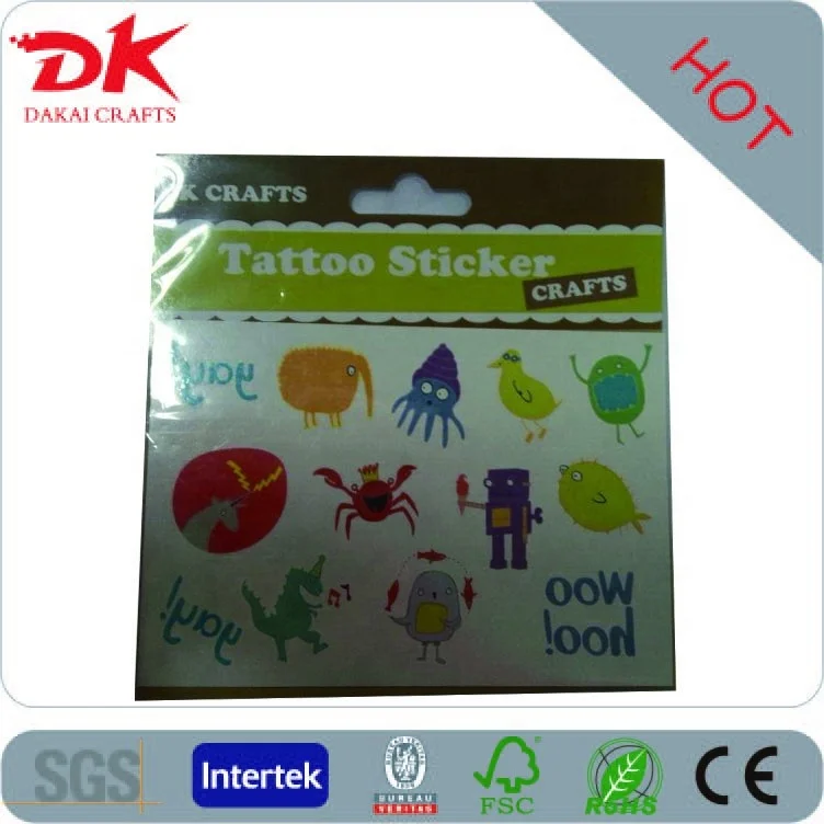 Letters and Numbers Tattoo Design Printed Waterproof Temporary Tattoo Promotional Custom Various Tattoo Stickers EN71 1/2/3/9
