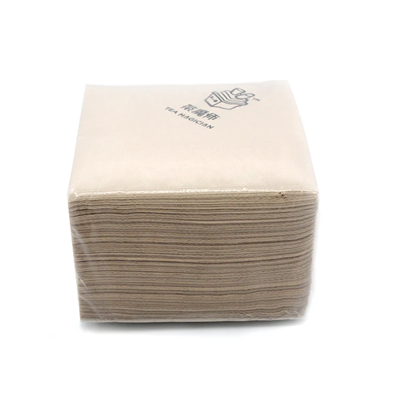 high quality dinner napkin restaurant wholesale cocktail brown paper napkins