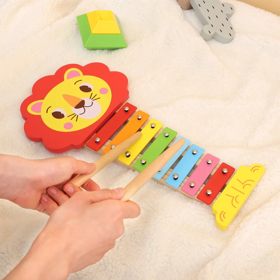 High quality wooden toys xylophone baby music instrument children learning wooden toys