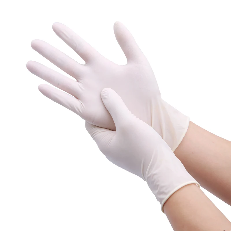 Cotaus Latex Medical Examination Gloves Latex Powder Free Sterile Disposable Gloves