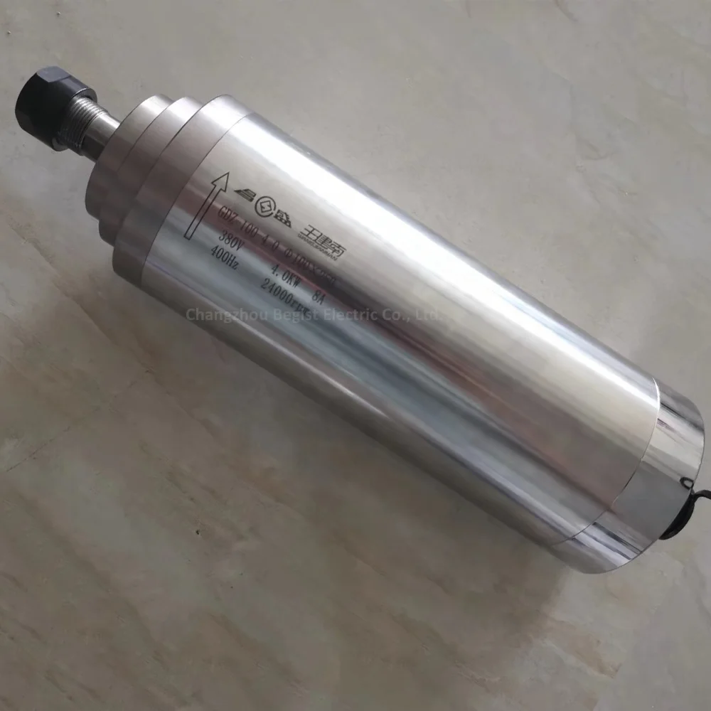 Water Cooling Spindle 4kw 24000rpm ER20 cnc router water cooling spindle motor for wood working
