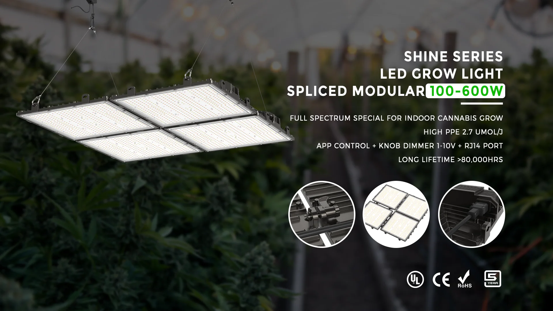 Free Shipping US Stock Waterproof Greenhouse Full Spectrum Led Grow Light bar Plants Vertical Farming Fast Shipping 150W 200W