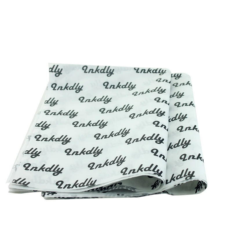 
 Изготовленный на заказ логотип 17g упаковывая бумагу ткани, бумагу ткани подарка упаковывая оптом  