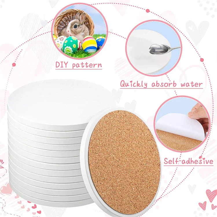 Оптовая продажа сублимационная керамическая подставка для кофейных напитков