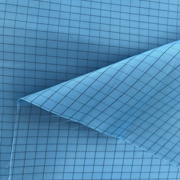 5mm Grid Cleanroom Antistatic Fabric with Carbon Yarn