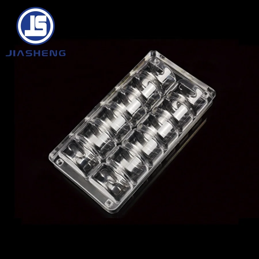 Food grade Custom Blister 6 Cavity Clear Plastic Macaron Tray for Big Macaron