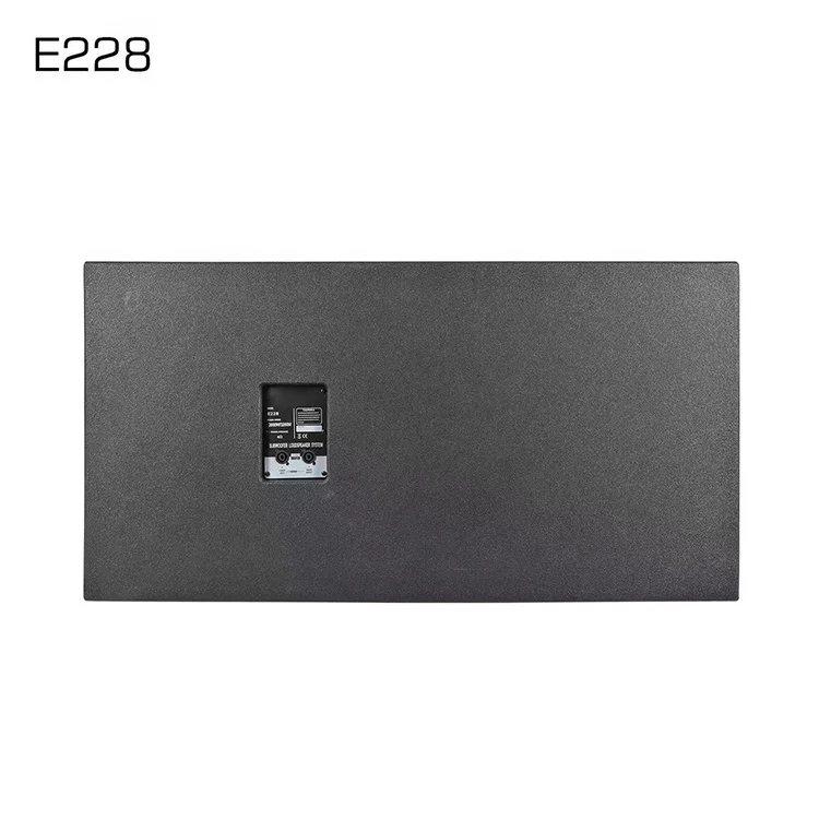 E218 E228 Белый Черный Большой Мощный сабвуфер Dual18 дюймов наружный 1200W/1600W для концертного церковного шоу