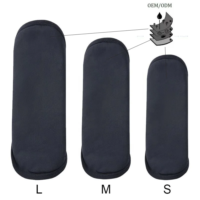 Wholesale Custom Washable Sanitary Pads Organic Cotton Reusable Menstrual Pads Washable Hygienic Pads