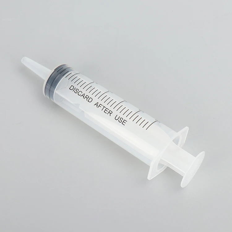 Medical Disposable Saline Flush Syringe Irrigation Syringe 50ml 60ml 100ml 150ml 200ml 250ml Enteral Feeding Syringe