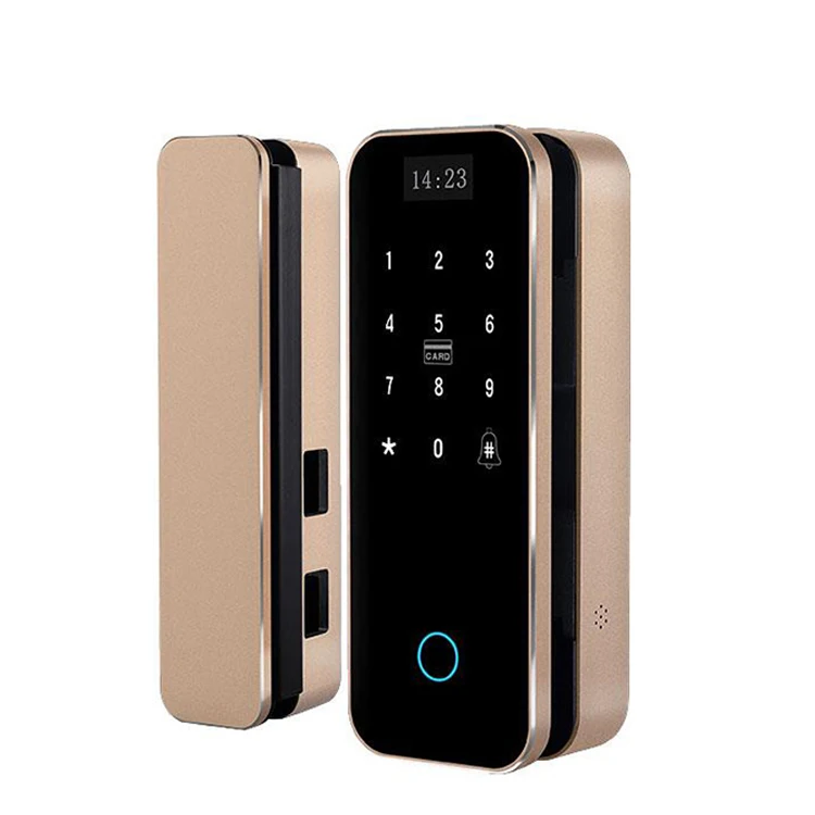 Hotel Electronic  Fingerprint Smart Door Lock For Sliding Glass Door