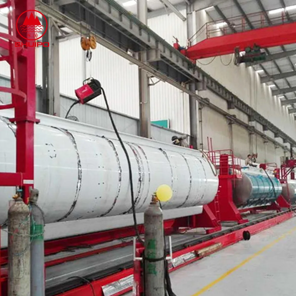 SHUIPO orbital sem robot wading machine tank trailer welding machine