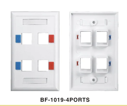 Лидер продаж сетевая Лицевая панель Boao Cat5 Cat6 Cat7 RJ11 RJ45 2 типа