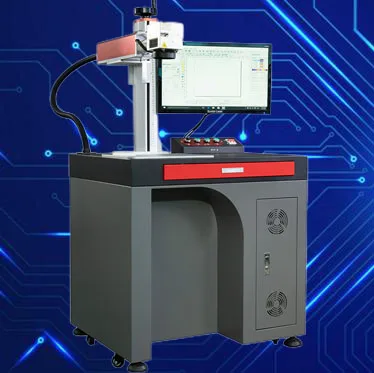 Hot Sale Long Service Life 30w 50w Desktop Type Laser Marking Machine For Metal And Non-Metal