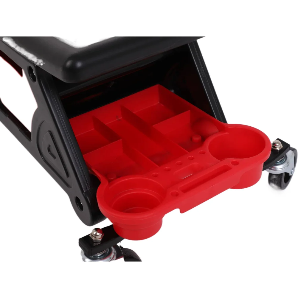 Car Wash Tool Storage Stool Auto Detailing Rolling Seat Waterproof Chair With Wheels For Car Detailers