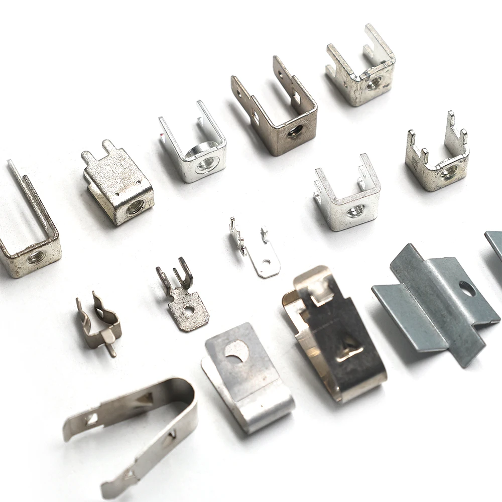 Custom battery spring part shrapnel copper conductive plate fasteners metal processing switch stamping parts