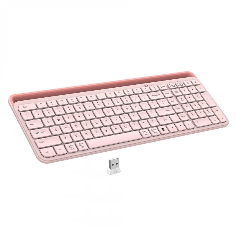 New Model Keyboard Pink Keyboard Ergonomic Mini Keyboard USB