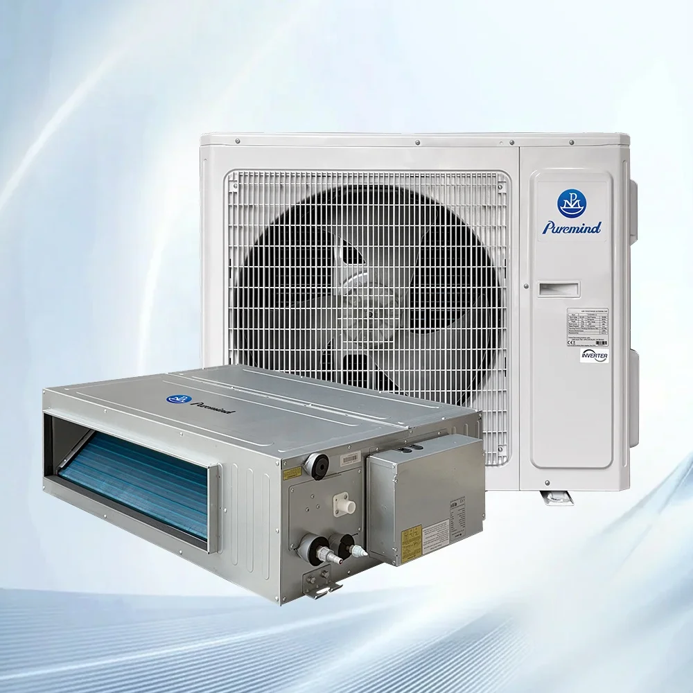 Gree Puremind Inverter Ceiling Concealed Ducted Air Conditioner Split Duct Type Air Condition Fan Coil Unit for Home Commercial