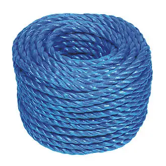 Ropes High strength 14mm 18mm 20mm 24mm 32mm 40mm x 220m 3 strand/4strand polypropylene nylon rope for rescue and protection