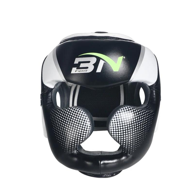 BN бокс головные уборы ММА UFC борьба головные уборы спарринг кикбоксинг Учебные головы кожух из искусственной кожи