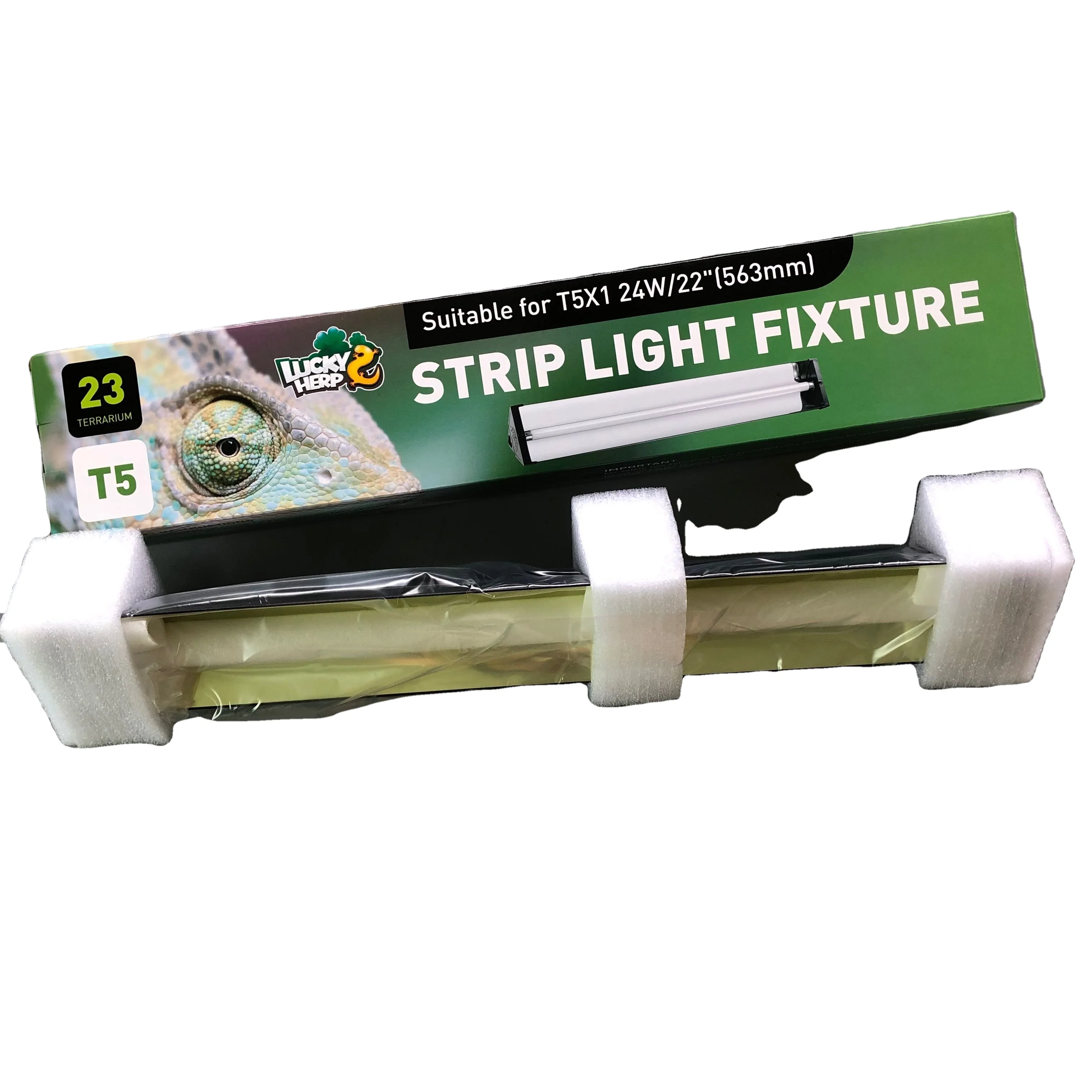Lucky Herp T5 HO pet cage bulb lamp reptile light fixture