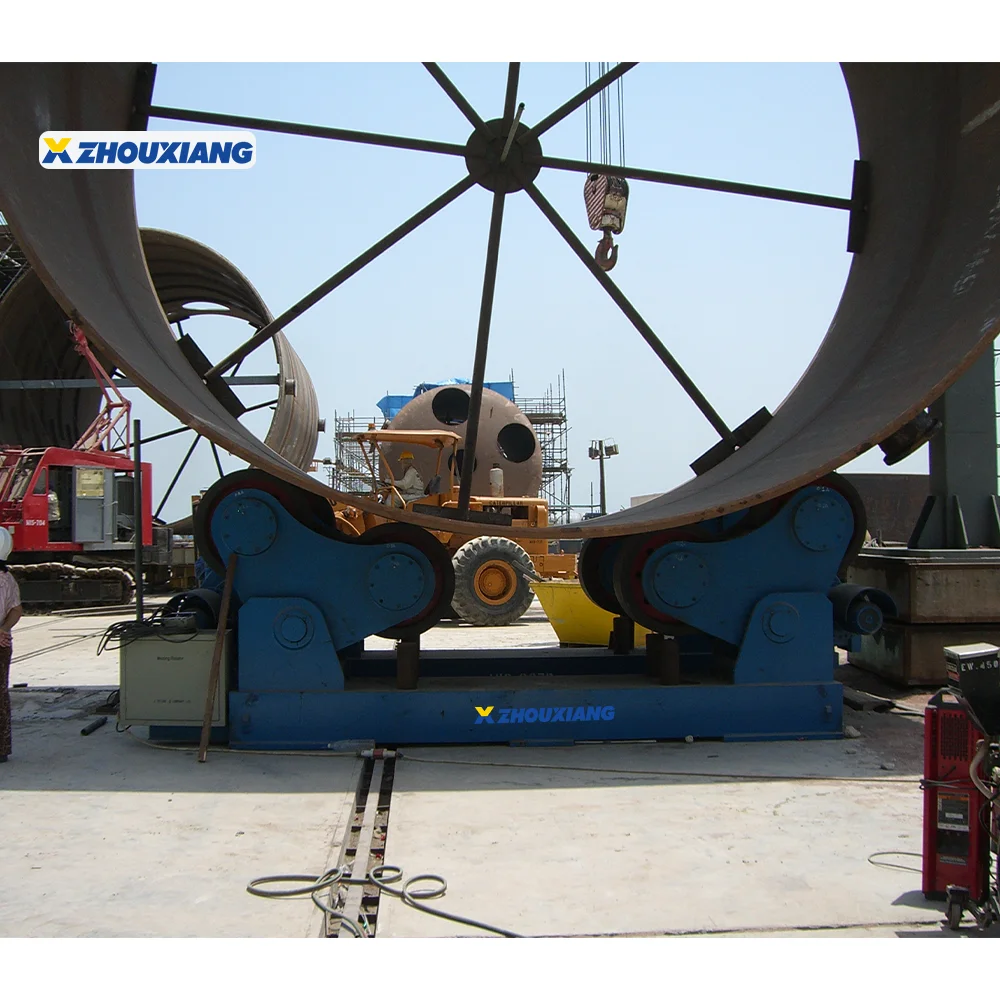 China Factory Welding Turning Rollers 5t-500t Welding Pipe Rotator Manual For Welding