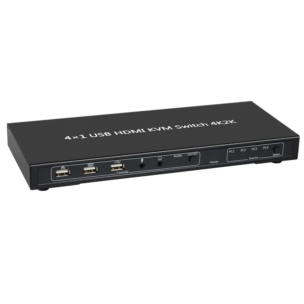 Latest Arrival Cheap 4X1 Usb HdMi Kvm Switch Kvm401 4K2K