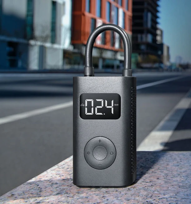 Портативный электрический воздушный насос Xiaomi Mijia умный с цифровым обнаружением для велосипеда мотоцикла автомобиля