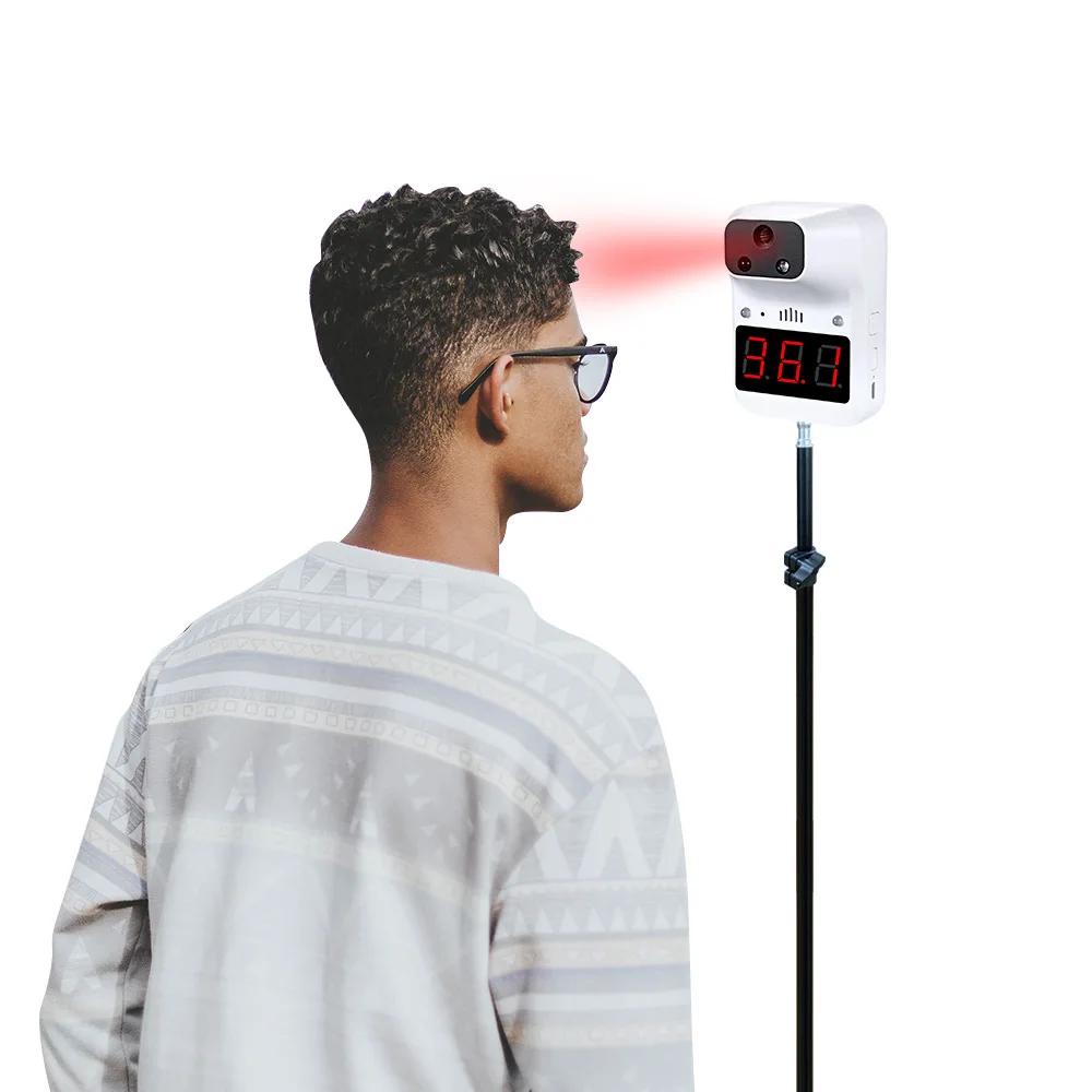 2020 Hot selling K3+ Mini Infrared Forehead Thermometer Wall-Mounted NonContact Digital Temperature Thermometer