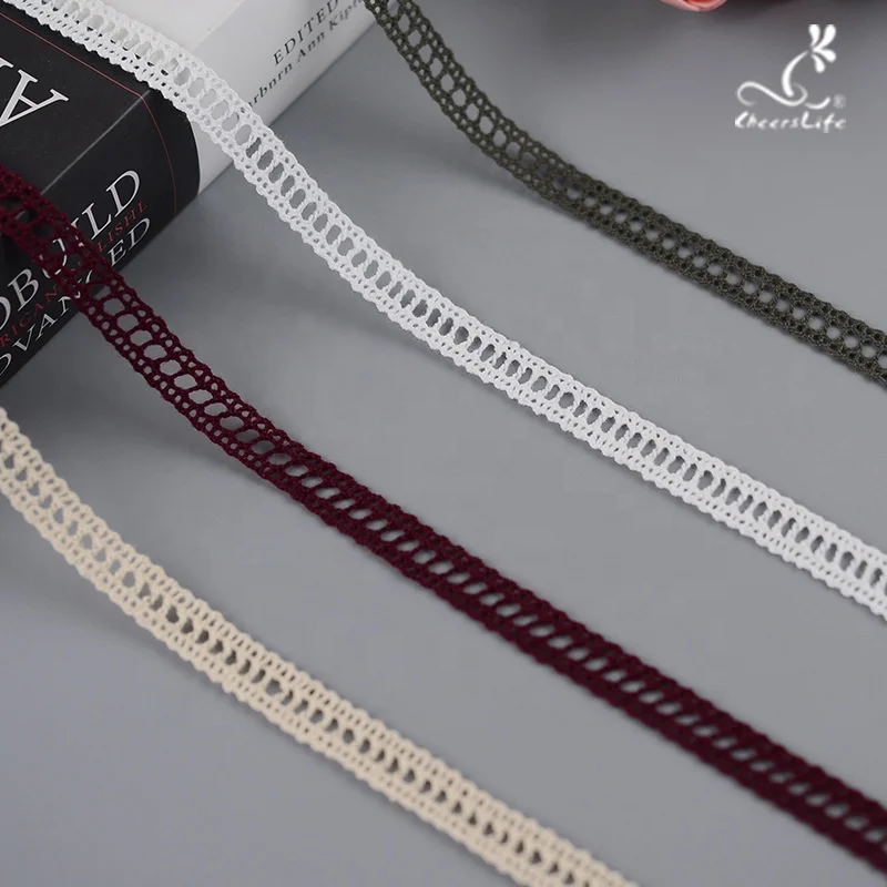 Fashion Trapezoidal Lace Cotton Thread Color Accessories Red Green Moran House Home Textile Quilt Pillow Lace