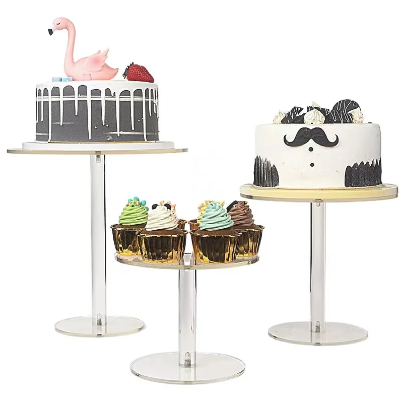 Elegant Acrylic Wedding Table Centerpiece Flower Rack Plate Cake Dessert Display Rack Banquets Parties Wedding Tabletop