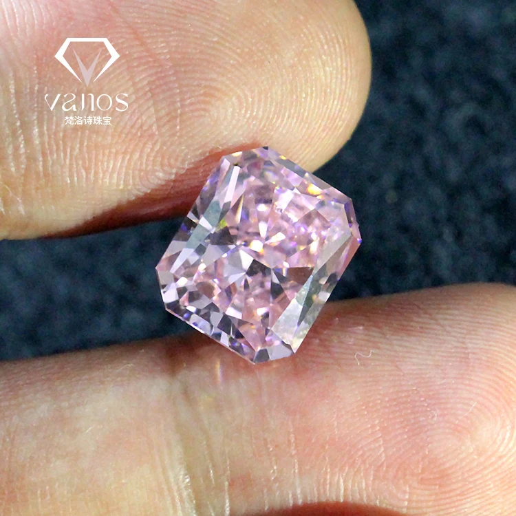 Radiant Lab Grown Pink Diamond Pink Lab Grown Diamond Pink Diamond Price Per Carat
