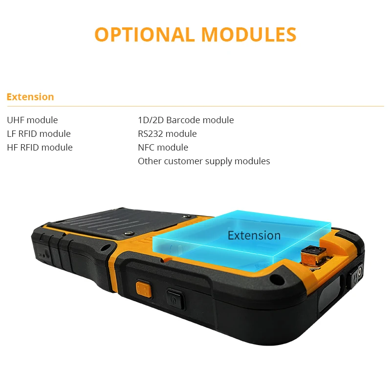  Огромная скала S50V2 Uhf Rfid считыватель мобильный 1D/2D штрих-кодов 5 дюймов промышленный планшетный компьютер