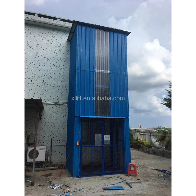 100kg-10ton Customized Warehouse Platform Stair Small Mini Hydraulic Freight Goods Elevator Cargo Lift