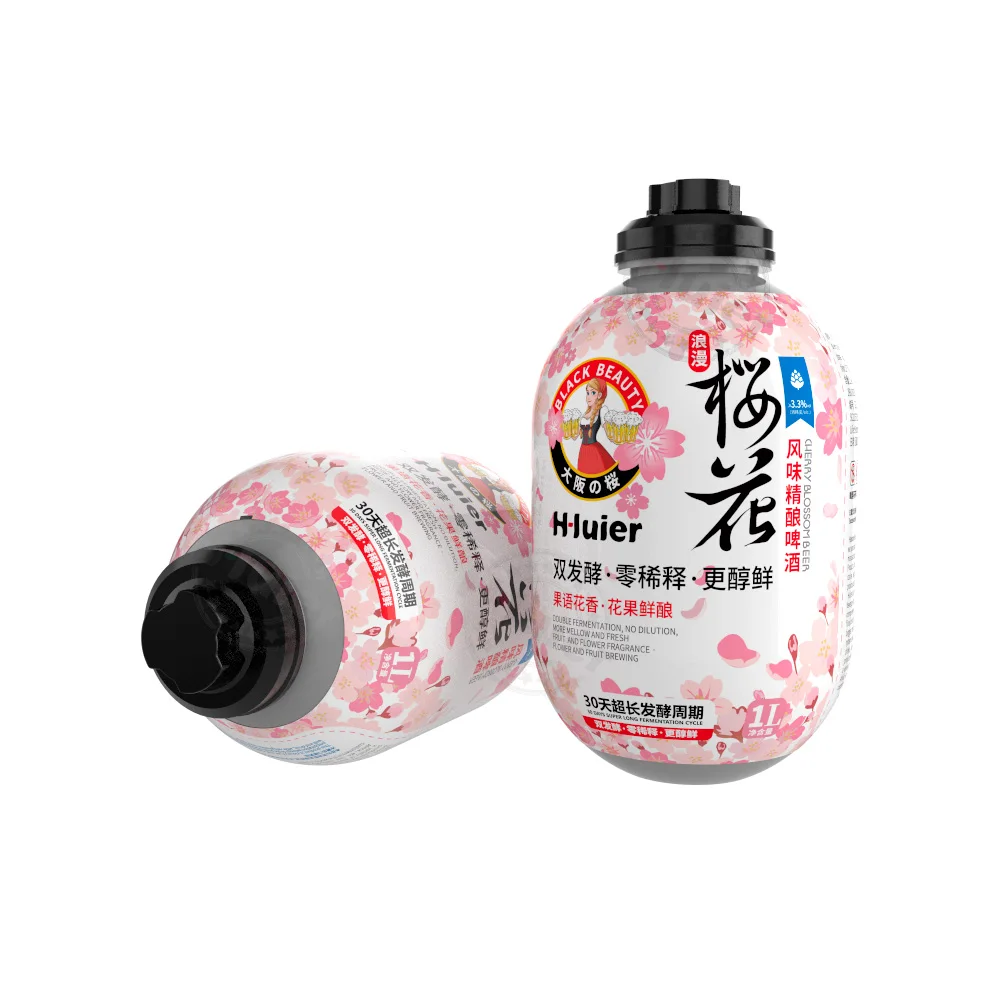 transparent 3L 5L 10L 20L 30L one way mini empty Plastic PET craft Beer Keg for Beer Soda Coffee Energy Drinks Beverage packing