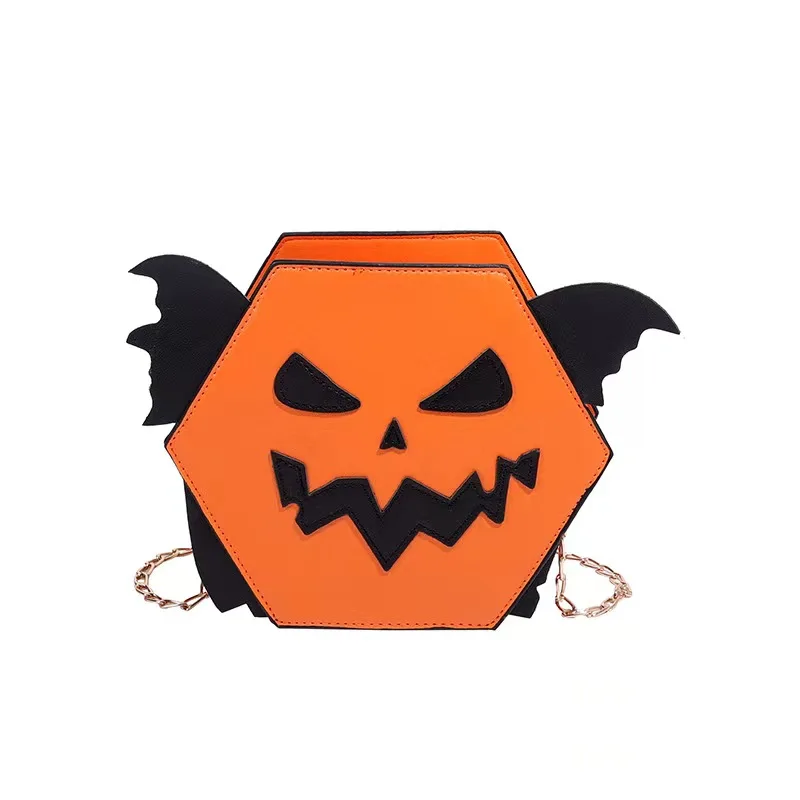 OEM gothic webs bats wallet unique Design Shoulder Bag Lady Special Shaped  Messenger Pu Halloween Gothic Bag Manufacture