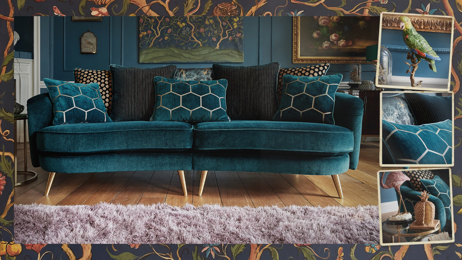 high-tech quilting blue velvet sectional sofa couch L shaped typed set best quality factory custom brand new design lounge suite