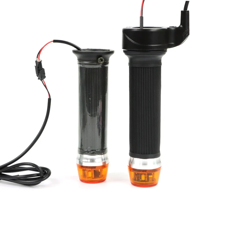 Flashing light handle throttle electric bike