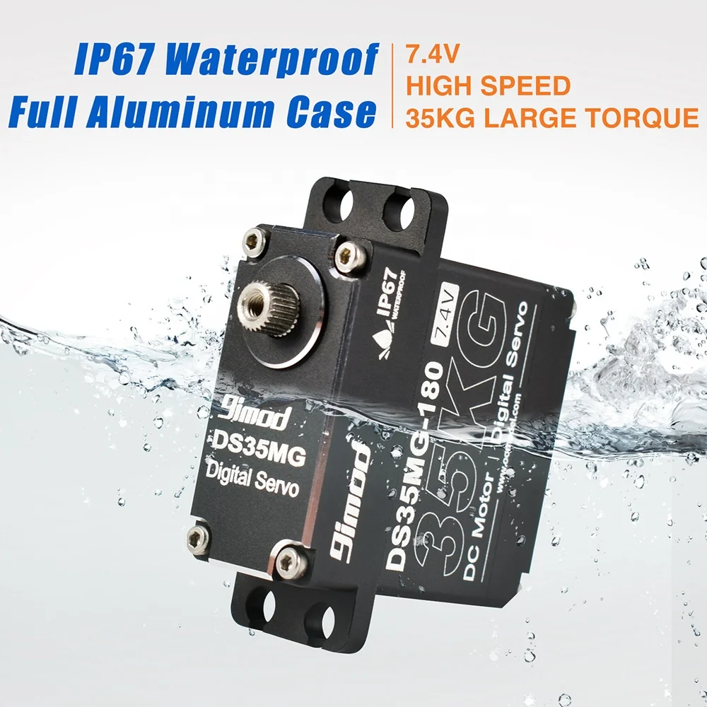 9imod DS35MG 180 270 degree 35kg high torque ip67 waterproof digital Servo