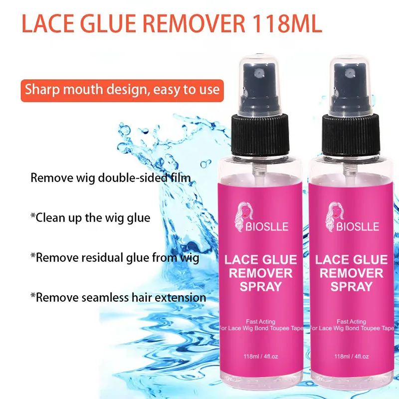 BIOSLLE OEM Wholesale Lace Glue Remover Spray No Harmful Chemicals Wig Lace Glue Removal Spray