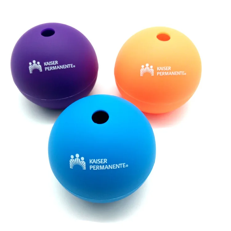 Hot sale single hole silicone ice hockey mold round DIY silica gel ice making mould