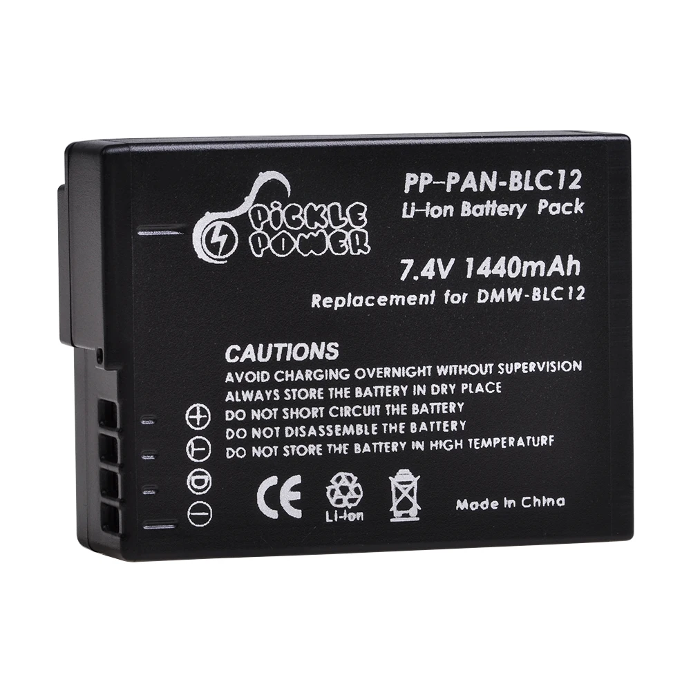 DMW-BLC12 DMWBLC12 Rechargeable Camera Battery for Panasonic Lumix DMC-G85 FZ200 FZ1000 G5 G6 G7 GH2 GX8 DMW-BLC12